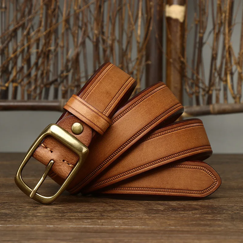 100% Genuine Cowhide Leather Belt