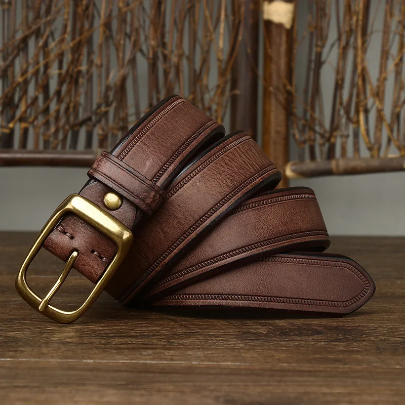 100% Genuine Cowhide Leather Belt