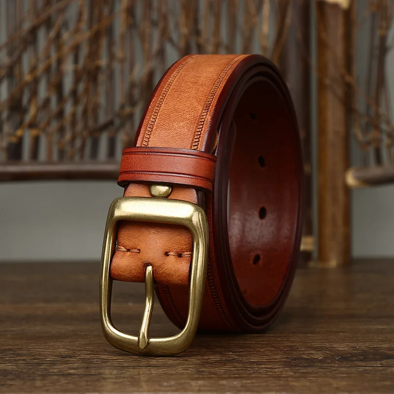 100% Genuine Cowhide Leather Belt