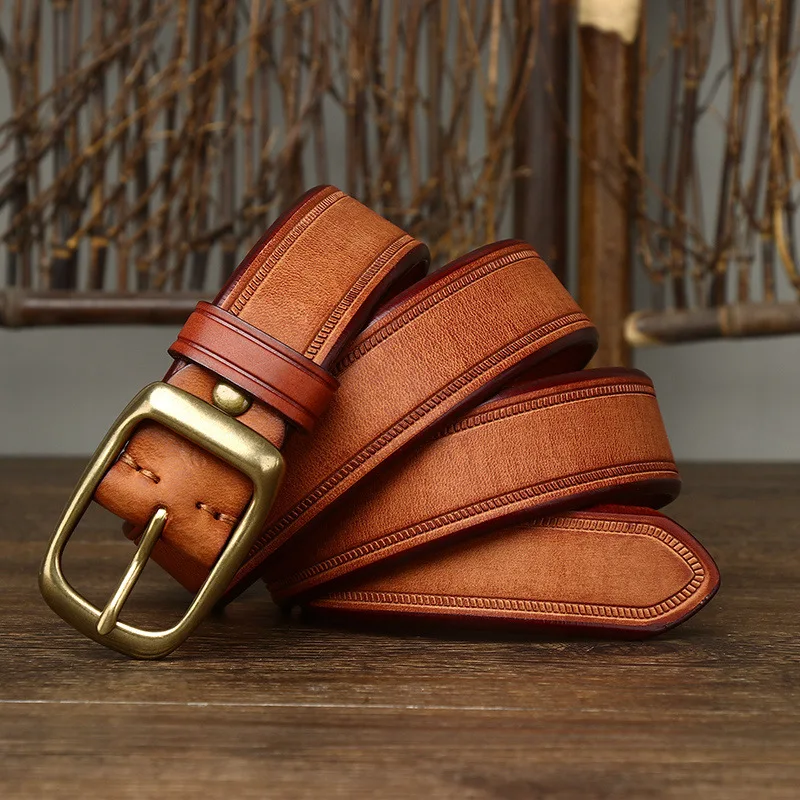100% Genuine Cowhide Leather Belt