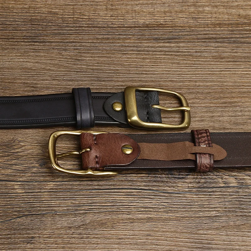 100% Genuine Cowhide Leather Belt