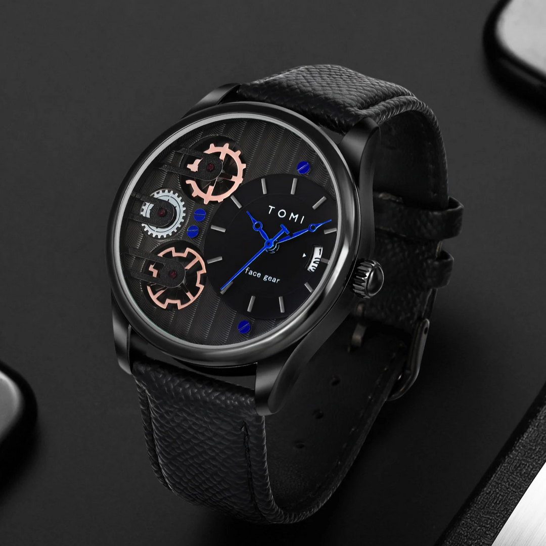 Gearline Stylish Watch for Everyday Wear Black