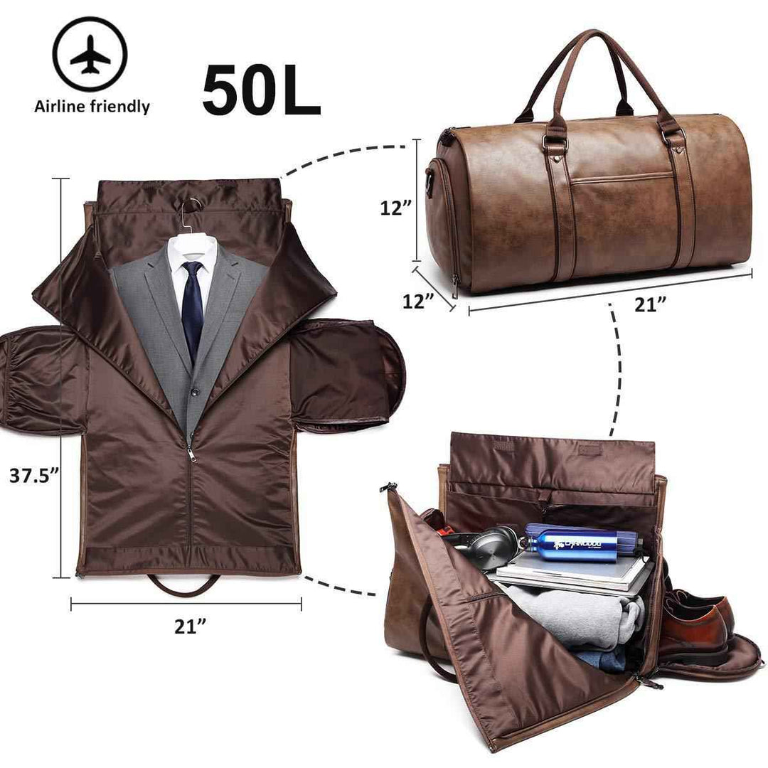 Adjustable Strap Duffel Bag with Top Handles
