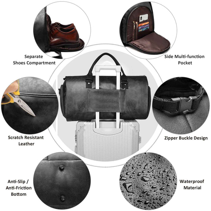 Adjustable Strap Duffel Bag with Top Handles