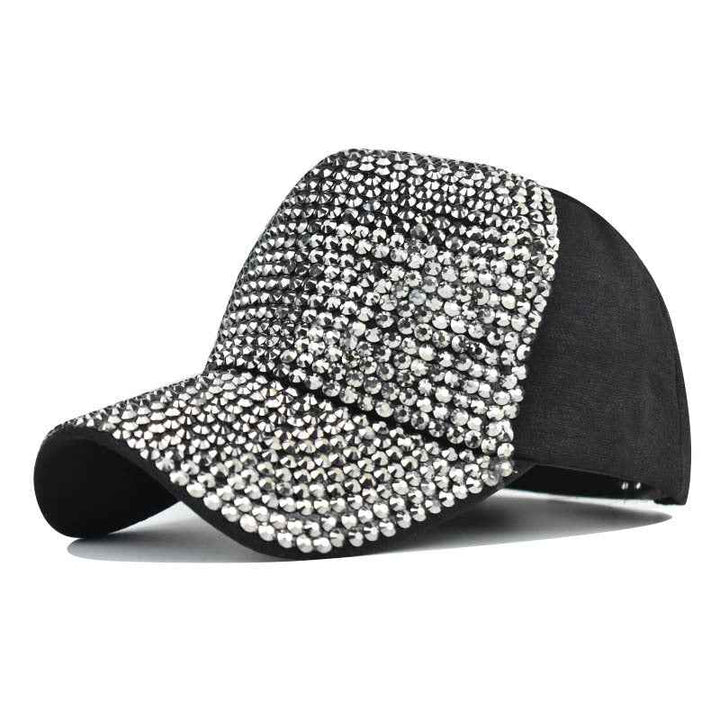 Diamond Baseball Cap Light Board Cap Grey Adjustable