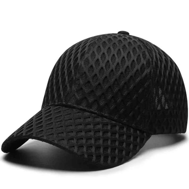 Diamond Weave Beanie Black