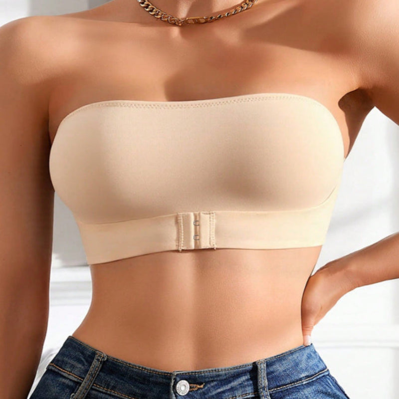 Dilan | Women's Strapless Push-up Bra - Breathable and Comfortable Fit Beige