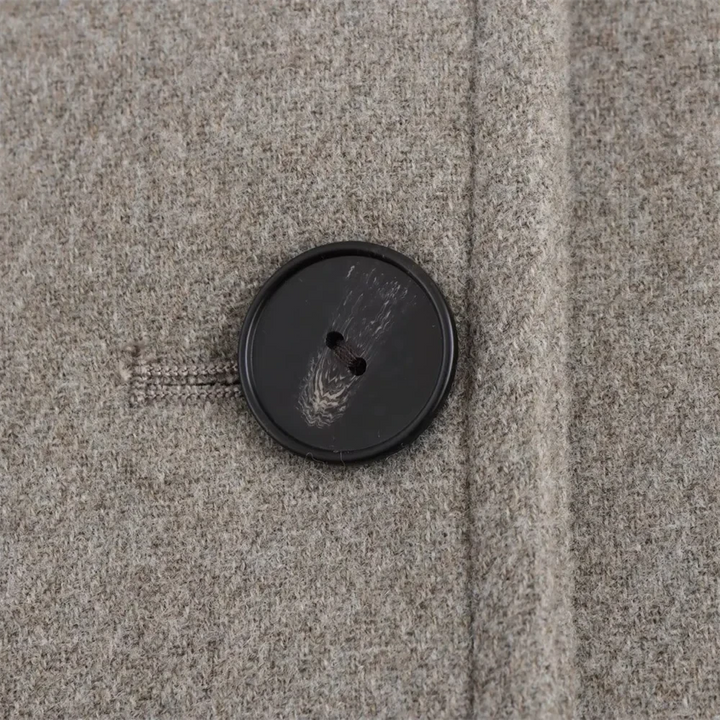 Double-Breasted Wool-Collar Women's Coat – Tailored Autumn Style