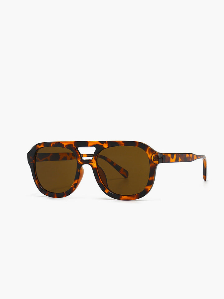 Dunyara | Women's Trendy Leopard Print Sunglasses
