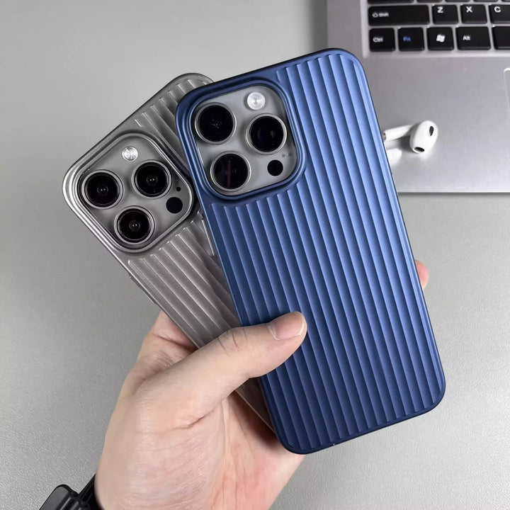 Durable Titanium Phone Case - Sleek Skyline Design