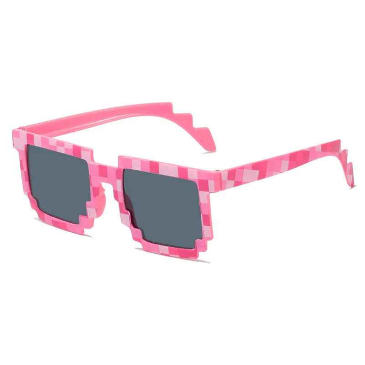 Stylish PixelBit Sunglasses for Ultimate UV Protection Pink