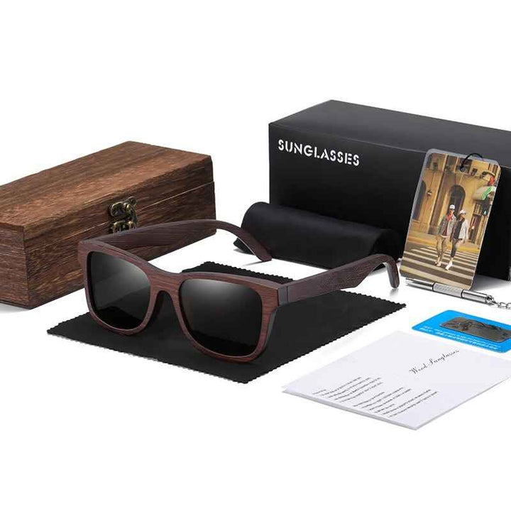 Eco-Friendly Bamboo Polarized Sunglasses