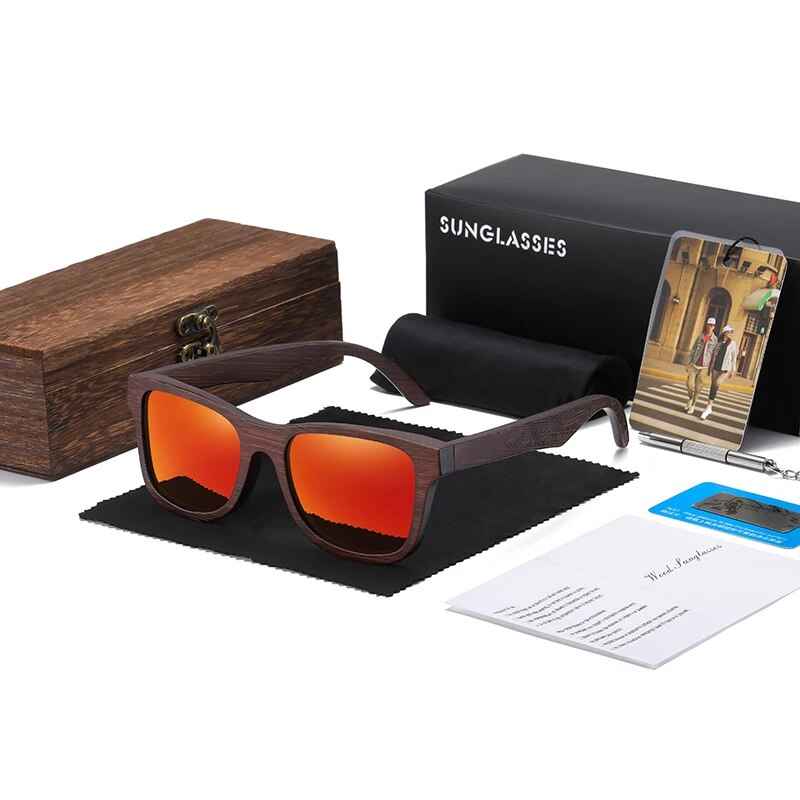 Eco-Friendly Bamboo Polarized Sunglasses