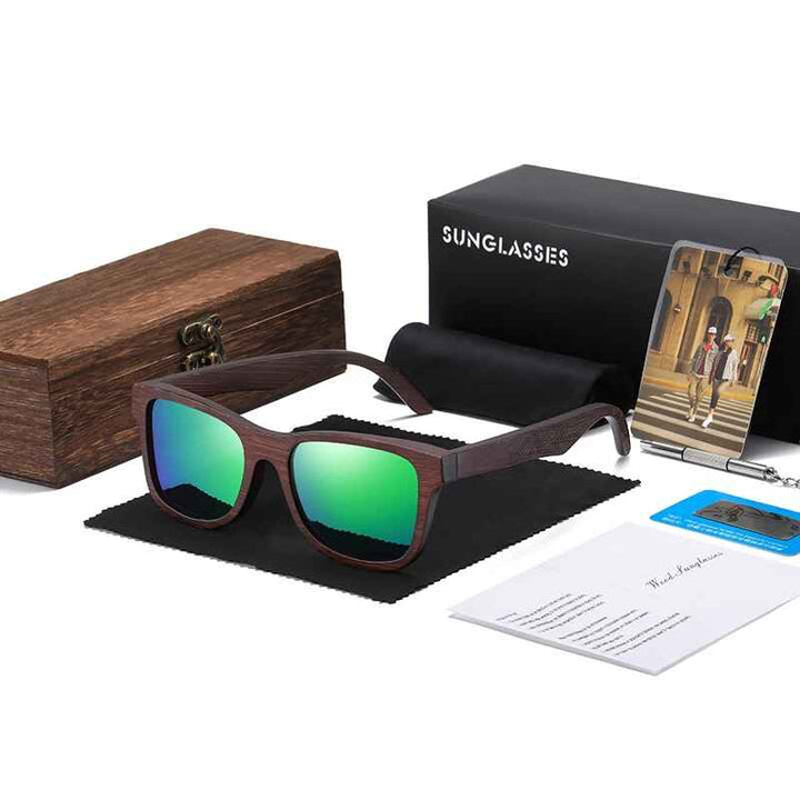 Eco-Friendly Bamboo Polarized Sunglasses