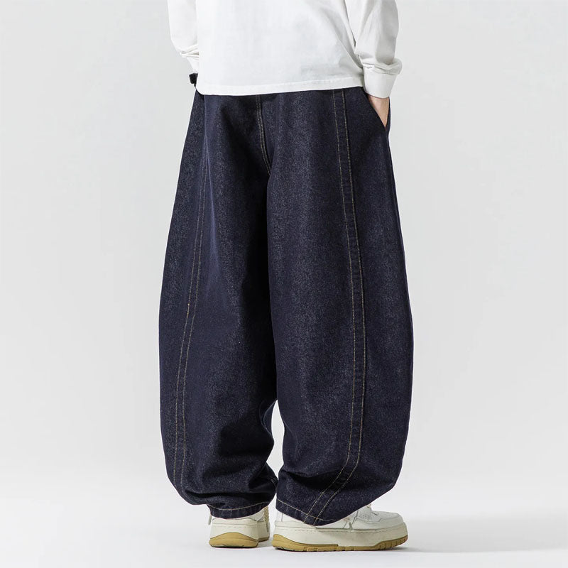 Men's Baggy Wide-Leg Jeans