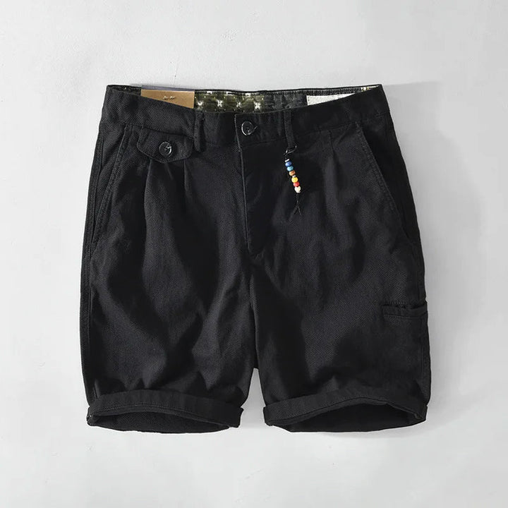 Men's Everyday Cotton Blend Casual Shorts Black