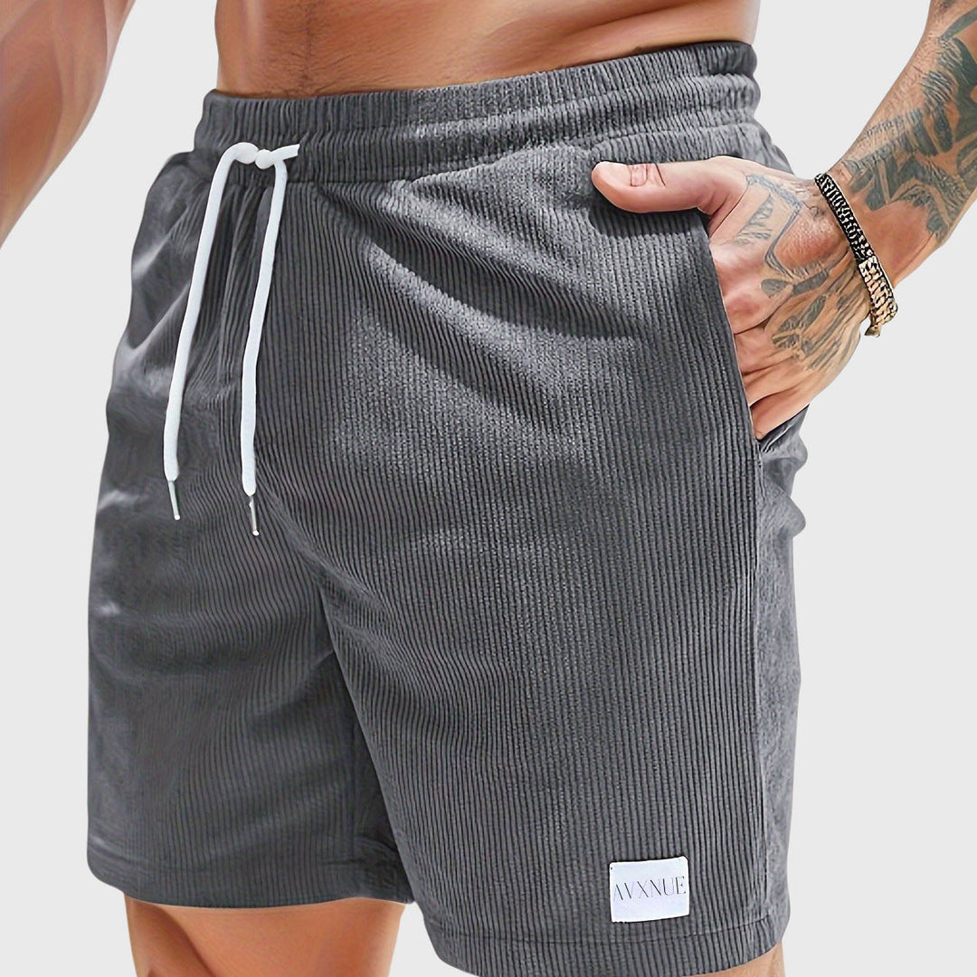 Men's Relaxed Fit Corduroy Shorts Gray