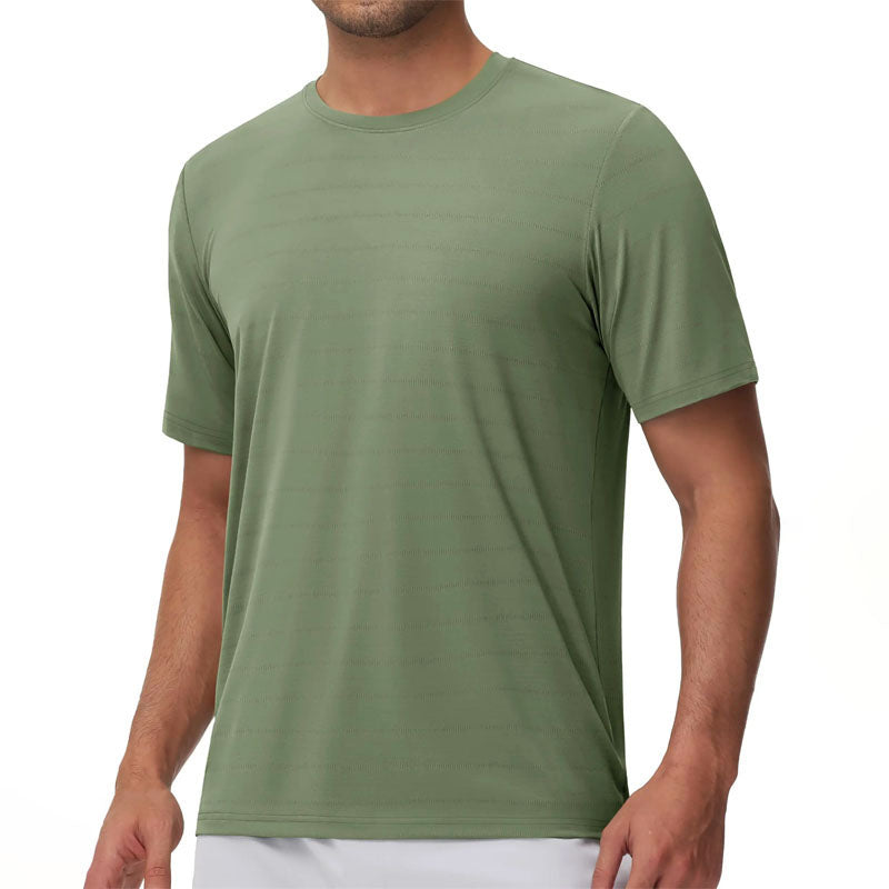 Men's Short Sleeve Crew Neck T-Shirt Green