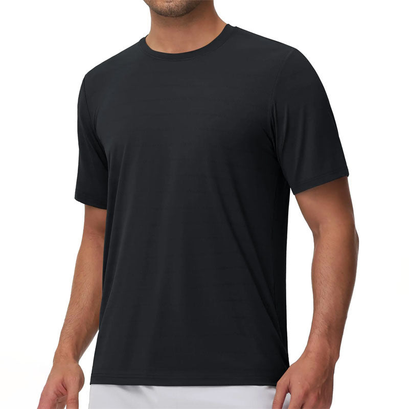 Men's Short Sleeve Crew Neck T-Shirt Black