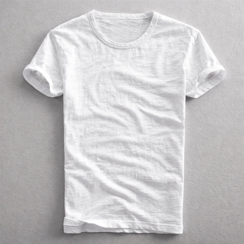 Men's Cotton Crew Neck T-Shirt White