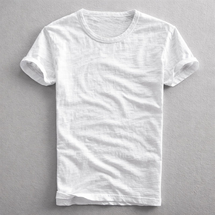Men's Cotton Crew Neck T-Shirt White