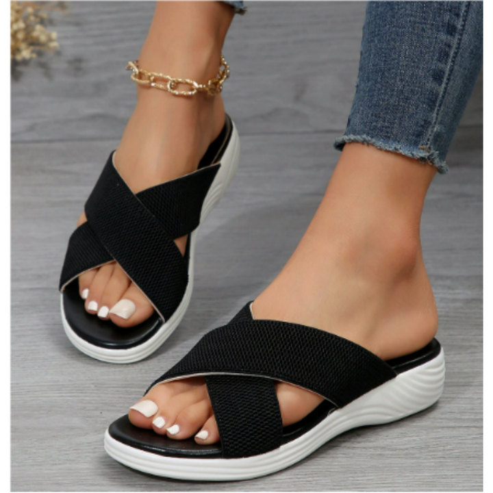 Florrie | Women's Breathable Sandals with Padded Sole Black CrossFit
