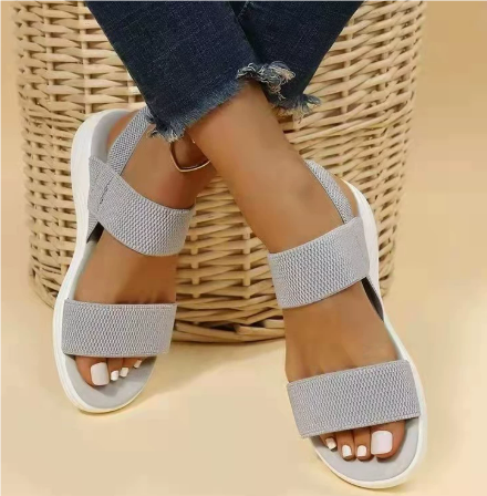 Florrie | Women's Breathable Sandals with Padded Sole Gray