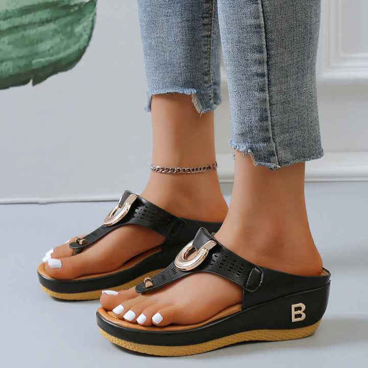 Elarova | Women's Sandals with Anatomical Footbed and Support Black