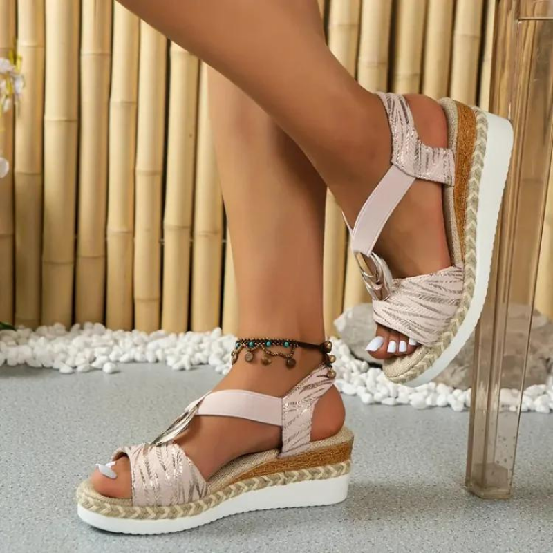 Elarova | Women's Breathable Lightweight Summer Sandals for Comfort Pink