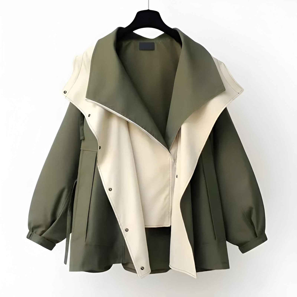 Elegant Functional Women's Coat Green