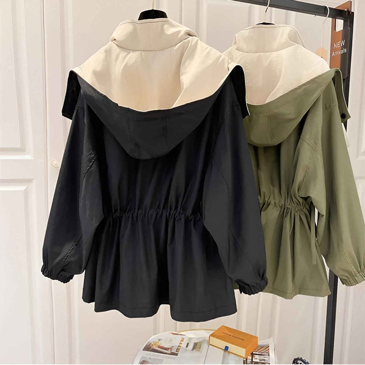 Elegant Functional Women's Coat Black