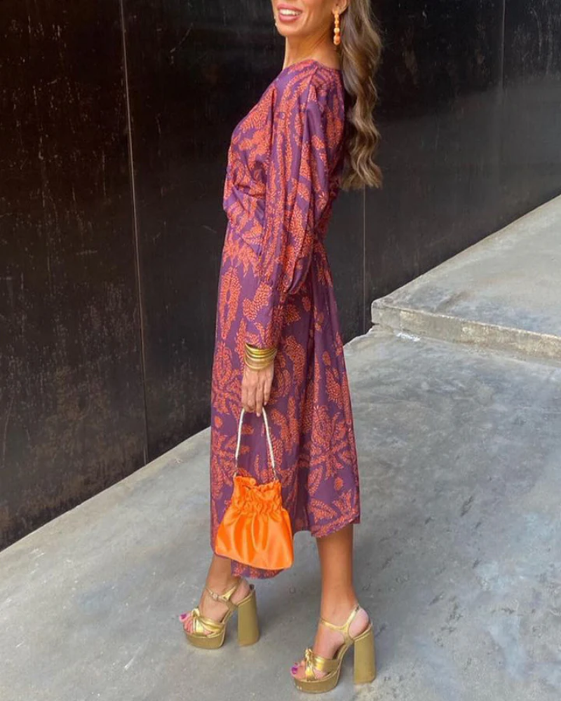 Elegant Women's Shift Maxi Dress for Date Night Out