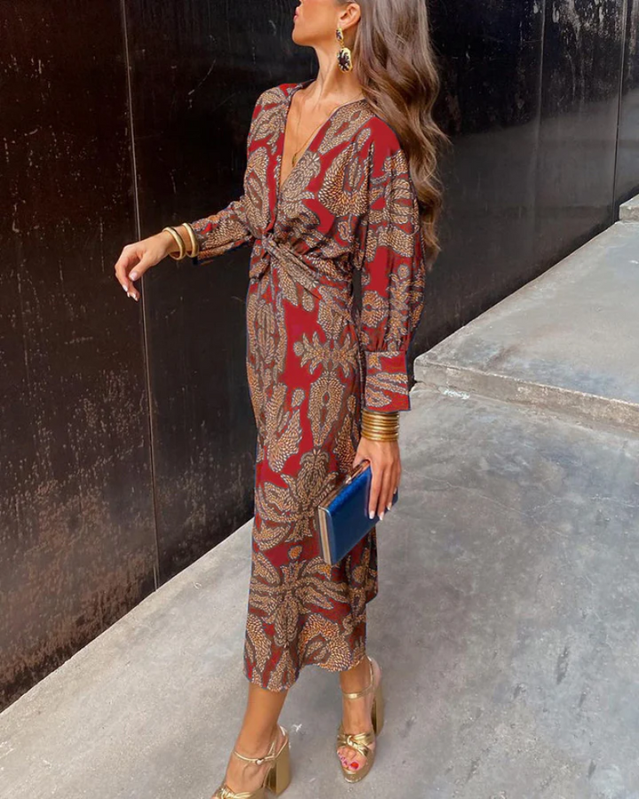 Elegant Women's Shift Maxi Dress for Date Night Out