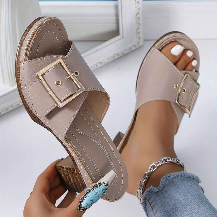 Samantha | Stylish Women's Leather Sandals - Comfortable Summer Footwear