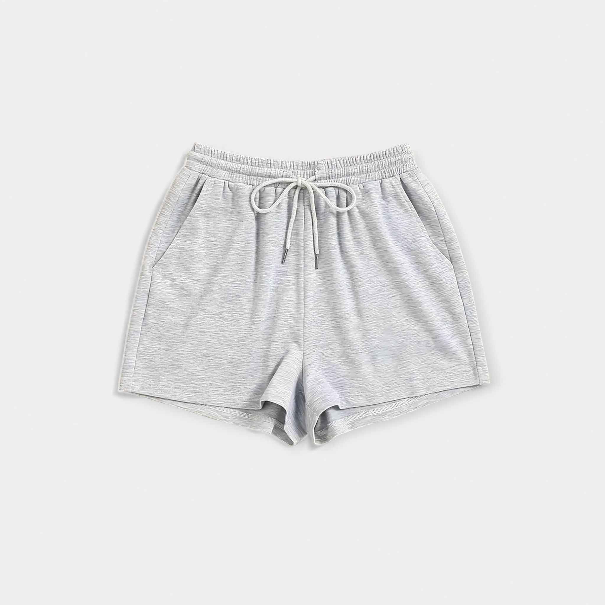 Women's Striped Shorts Gray