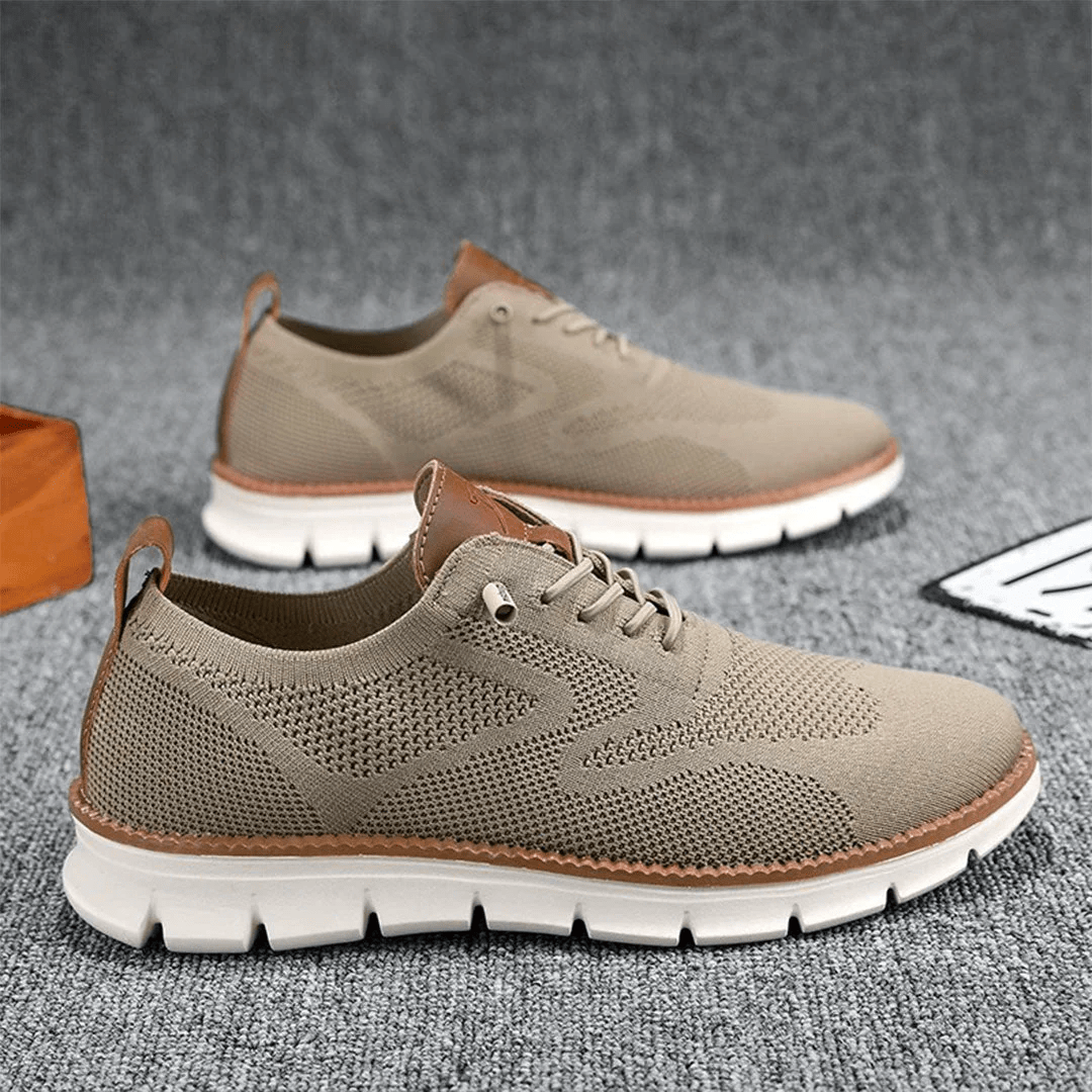 Elliott | Ultimate Comfortable Support Shoes for Men Camel