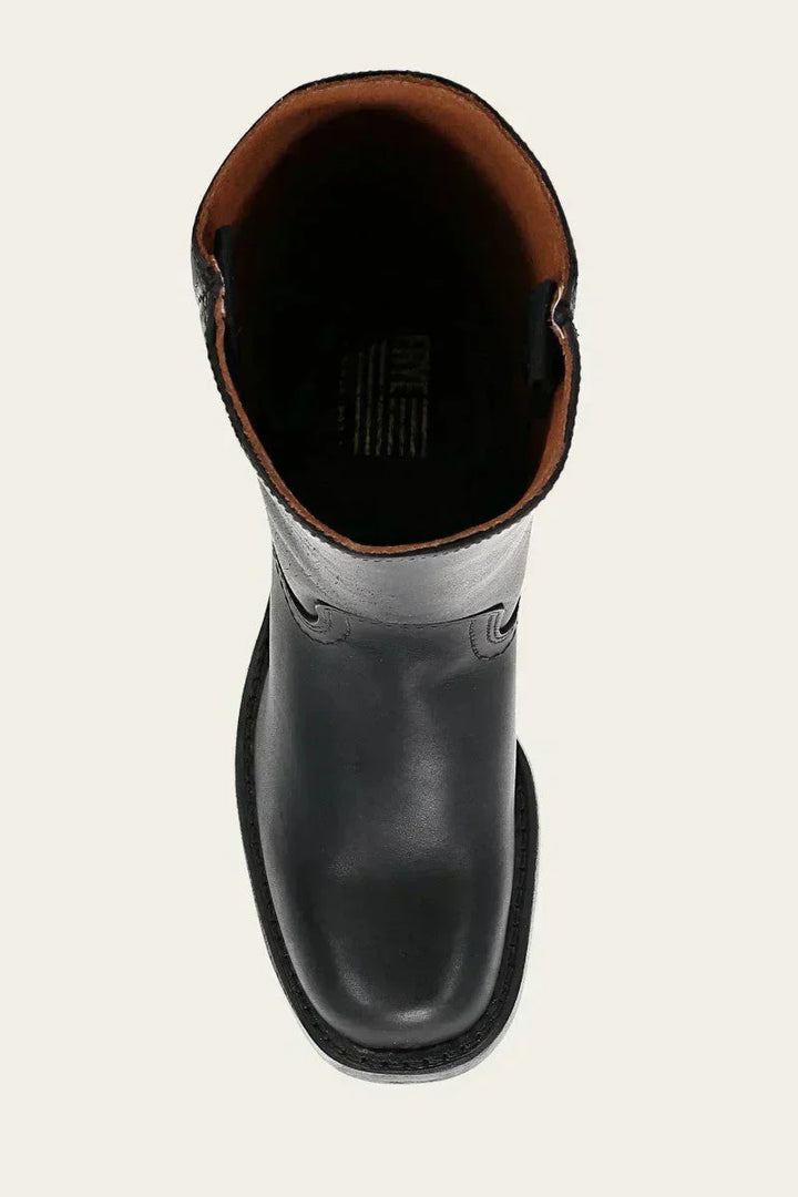 Women's Slim Fit Knee-High Boots with Structured Sole