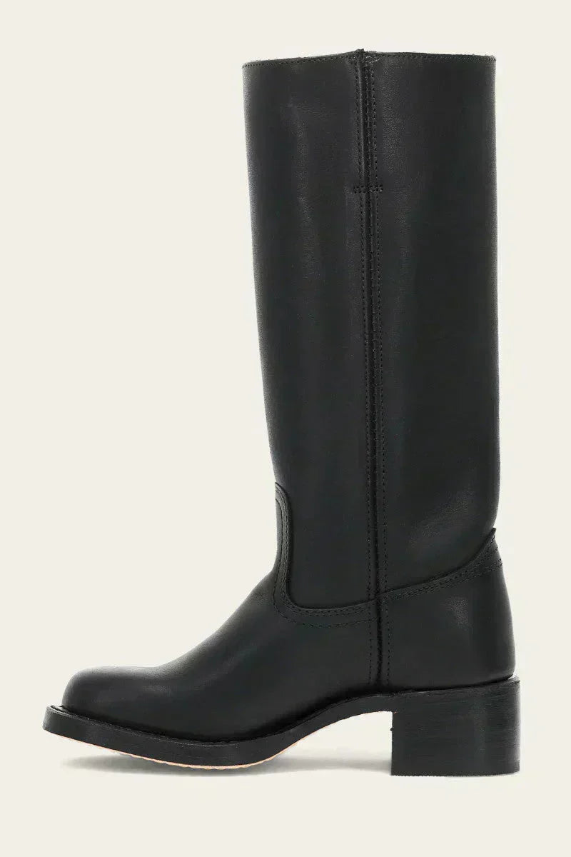 Women's Slim Fit Knee-High Boots with Structured Sole