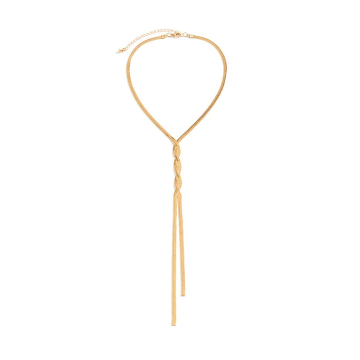 Evaline | Women's Adjustable Necklace - Elegant Snake Design