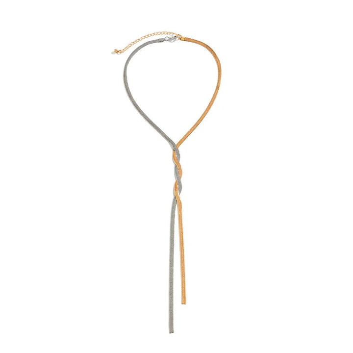 Evaline | Women's Adjustable Necklace - Elegant Snake Design