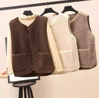 Women's Stylish Button-Up Comfortable Gilet