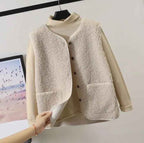 Women's Stylish Button-Up Comfortable Gilet Beige