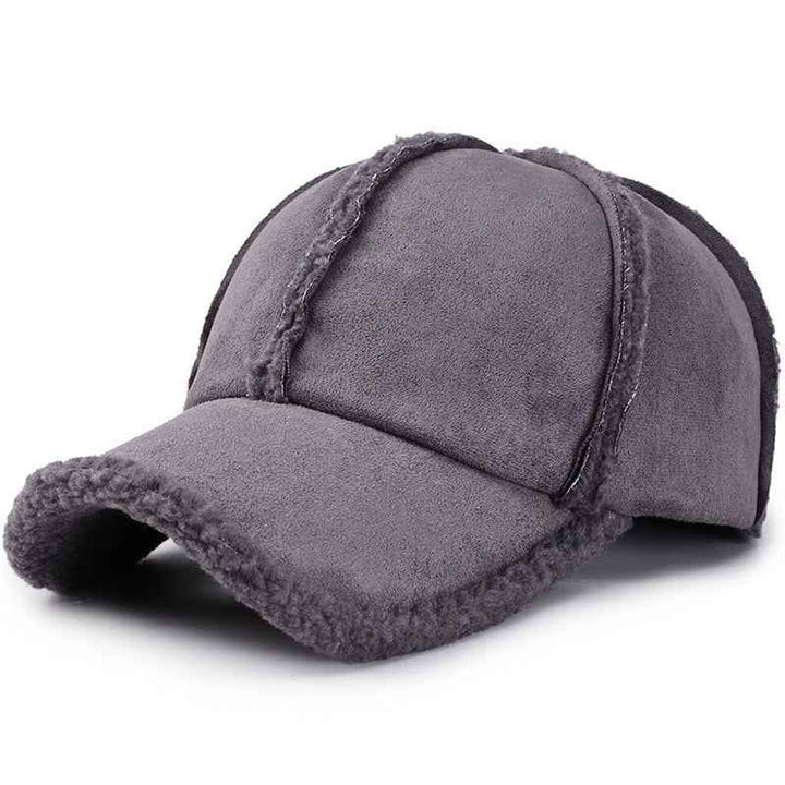 Fashion Hats Women Peaked Cap Solid Color Broken Edge Design Baseball Cap Sport Grey