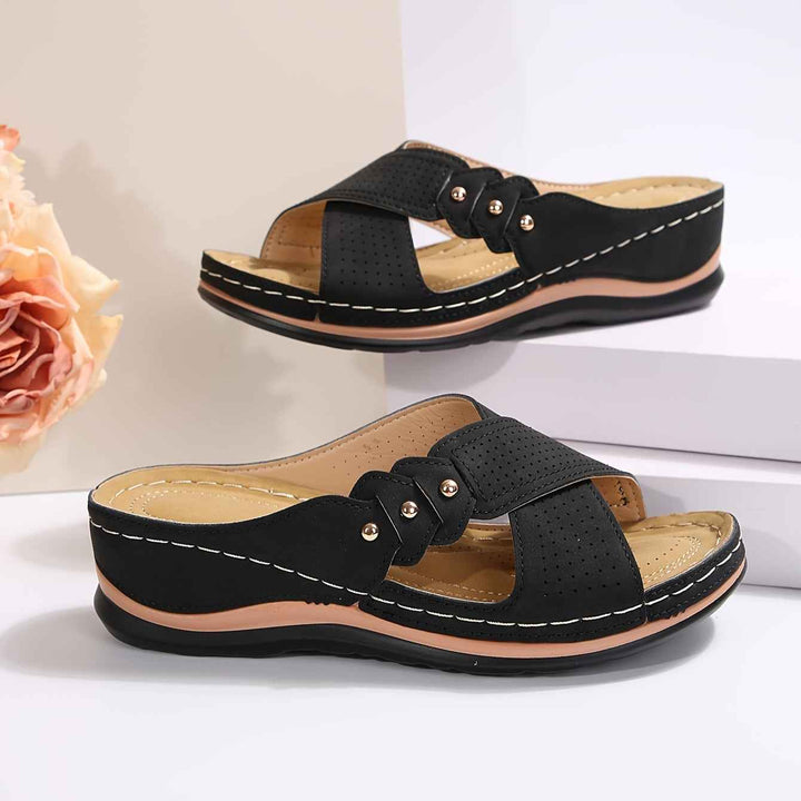 FlexiGlow – Elegant Women's Sandals with Orthopedic Support