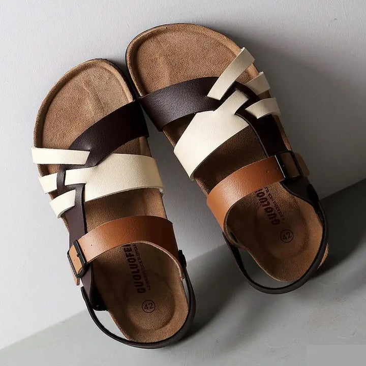 Florence - Comfortable Orthopedic Sandals Brown