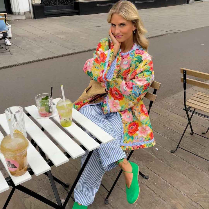 Chic Women's Printed Blazer