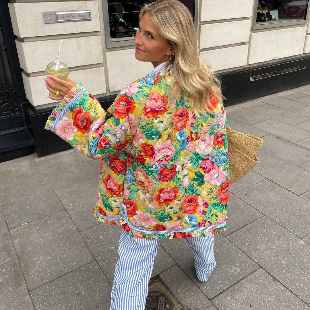 Chic Women's Printed Blazer