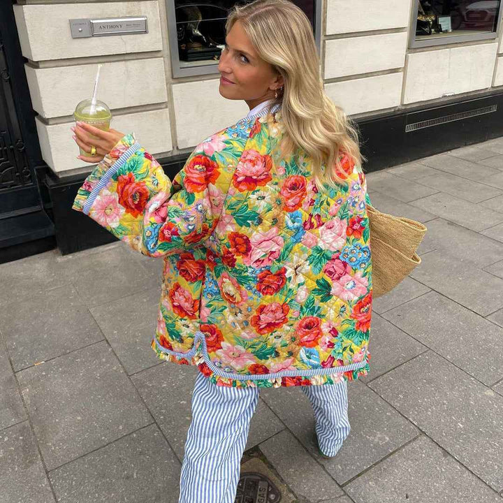 Chic Women's Printed Blazer
