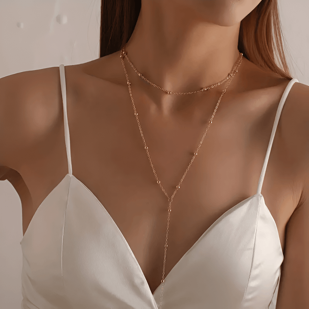 Flower | Women's Elegant Gold Knot Necklace