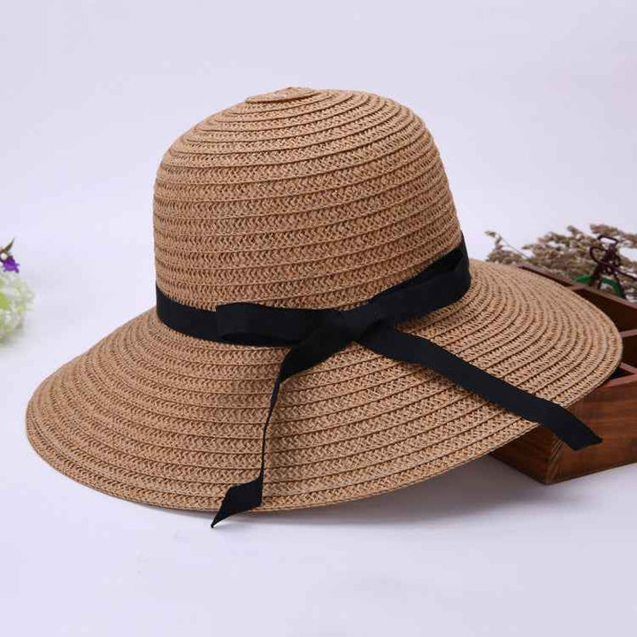 Folding Beach Holiday Hat - Stylish Sun Protection for Your Perfect Getaway